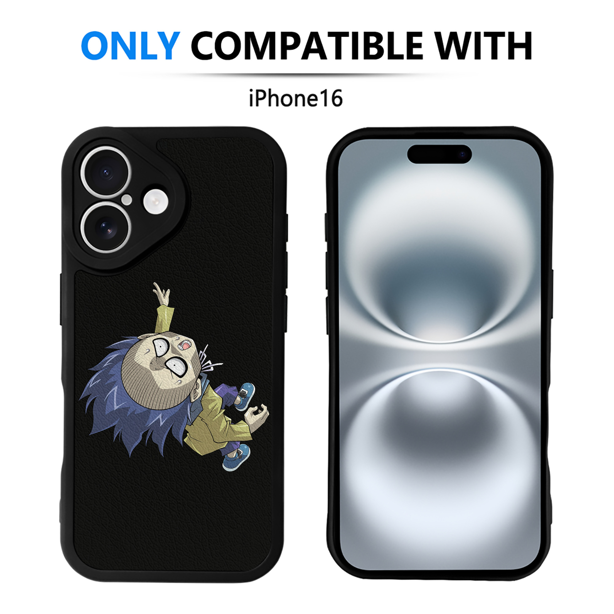 遊☆戯☆王 Yu-Gi-Oh! 【iPhone 16シリーズ対応】シリコンスマホケース（レザー調） 材質：シリコン